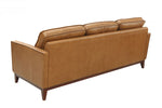 Divani Casa Naylor - Modern Brown Italian Leather Split Sofa