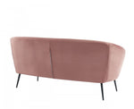 Divani Casa Koeing - Modern Coral Fabric Sofa