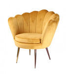 Modrest Balina - Transitional Gold Accent Chair