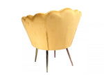 Modrest Balina - Transitional Gold Accent Chair