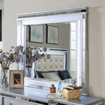 Bellinzona- Contemporary Silver Solid Wood Mirror