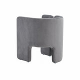 Modrest -Tirta Modern Grey Accent Chair