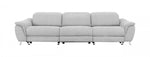 Divani Casa Paul - Contemporary Grey Sofa w/ Electric Recliners