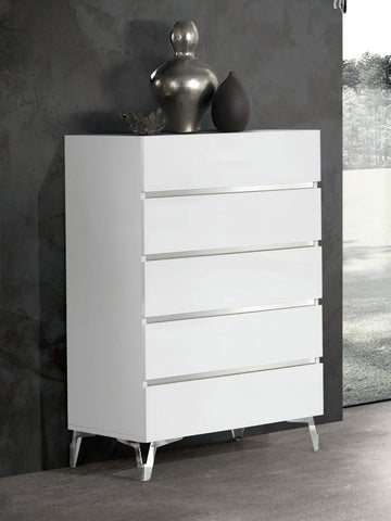 Nova Domus Angela - Italian Modern White Chest