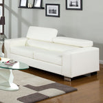 Makri - Contemporary White Sofa