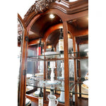 Lucie - Traditional Brown Cherry Hutch & Buffet