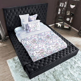 Davida Transitional Dark Grey Bed