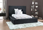 Davida Transitional Dark Grey Bed