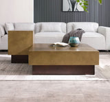 Modrest Derek - Modern Metal & Antique Copper Coffee Table