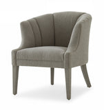 Modrest Ladera - Glam Grey Fabric Accent Chair