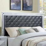 Winterthur- Contemporary White/Dark Grey Bed