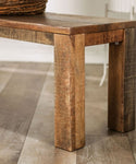 Galanthus - Rustic Solid Wood Dining Bench