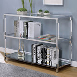 Ludwig - Contemporary Chrome Sofa Table