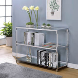 Ludwig - Contemporary Chrome Sofa Table