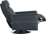 Divani Casa Nashua Modern Blue Leatherette Recliner Chair