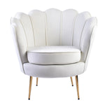 Isabella Channel Tufted Vanity Armchair