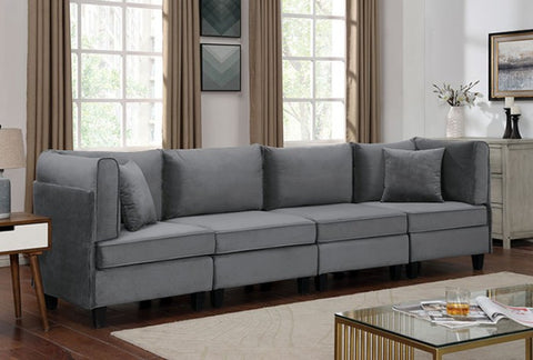 Sandrine - Contemporary Gray Large Sofa