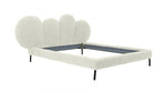 Modrest Destiny - Contemporary White Sherpa Bubble Bed