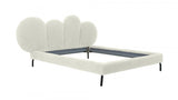 Modrest Destiny - Contemporary White Sherpa Bubble Bed