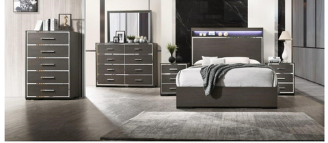 GRAY-4 piece Bedroom Set