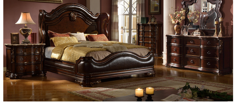 Dark Brown - 4pc Bedroom Set