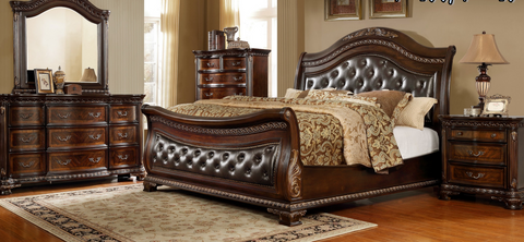 Dark Walnut - 4 piece Bedroom Set