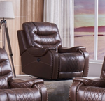 Brown Leather - Armchair Recliner