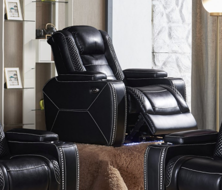 Black Leather - Armchair Recliner