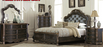 Dark Brown/Brown - 4 Piece Bedroom Set