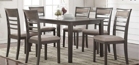 Gray - 7 pc Dining Set