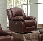 Brown Leather - Armchair Recliner