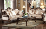 2 Piece Beige Sofa Set