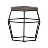 Modrest Tartan Modern Concrete & Metal End Table