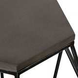 Modrest Tartan Modern Concrete & Metal End Table