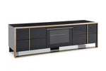 Nova Domus Cartier Modern Black & Rosegold TV Stand