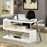 Bronwen - Contemporary Grey Office Desk