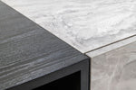 Nova Domus Maranello - Modern Grey Wash & Faux Marble Chest