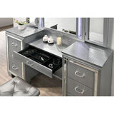 Tasmin - Contemporary Silver Vanity Set