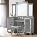 Tasmin - Contemporary Silver Vanity Set