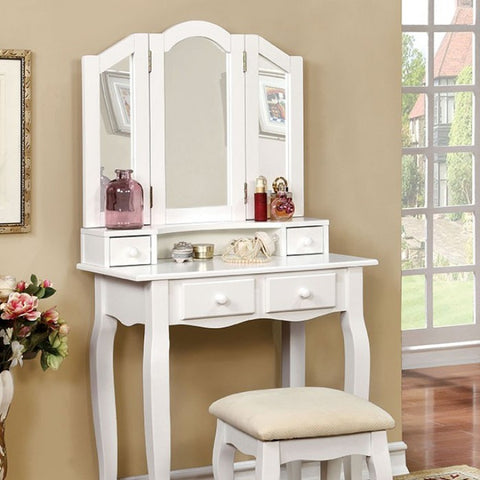 Janelle - Transitional  Solid Wood Vanity Set