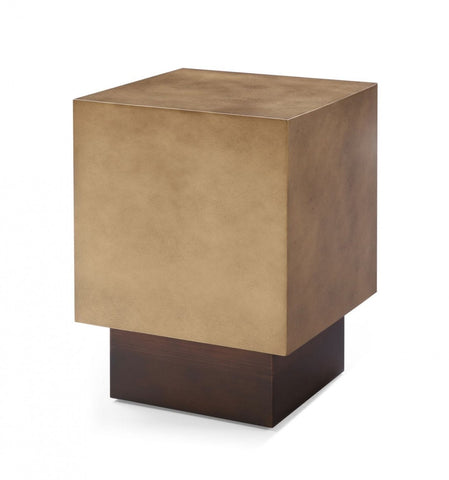 Modrest Derek - Modern Metal & Antique Copper End Table