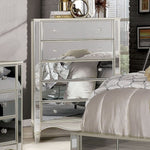 Eliora- Silver Glam Mirror Chest