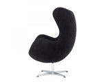 Modrest Lenmar - Modern Black Fabric Accent Chair