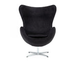 Modrest Lenmar - Modern Black Fabric Accent Chair