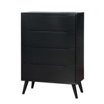 Lennart-  Mid-Century Modern Black Dresser