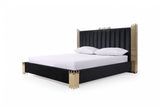 Modrest Token Modern Black & Gold Bedroom Set