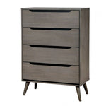 Lennart-  Mid-Century Grey Chest