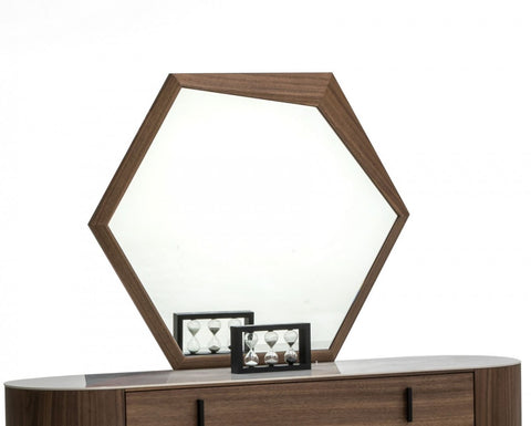 Modrest Chelton - Modern Walnut Mirror