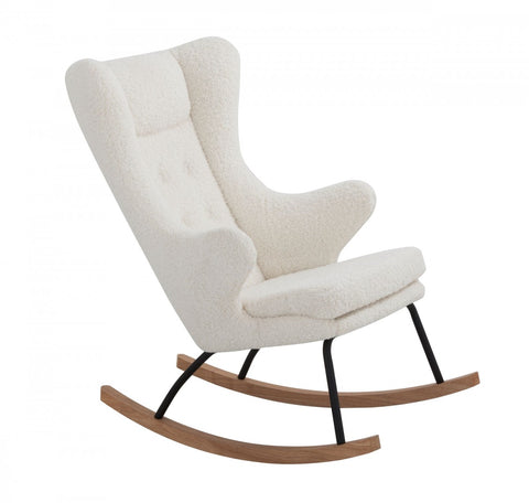 Modrest Colfax - Modern White Sheep Rocking Chair