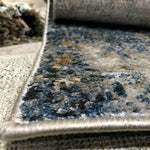 Crumlin - Contemporary Medallion Ash Gray Rug